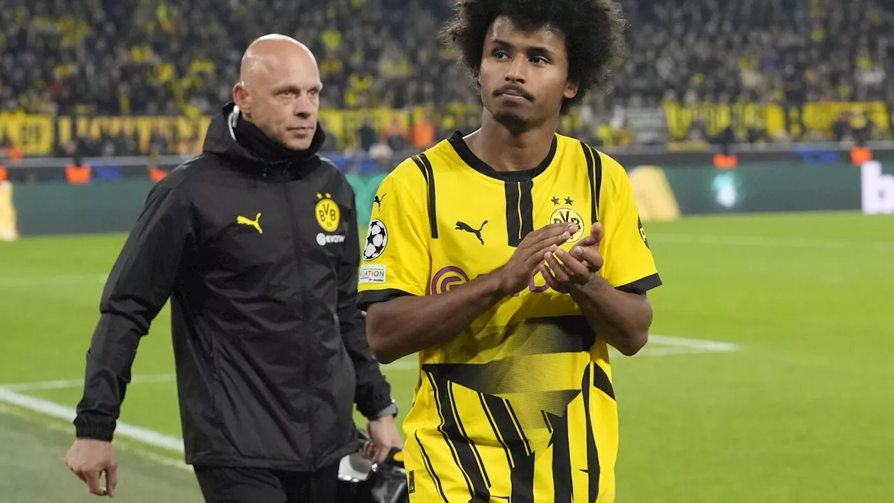 Dortmund's Adeyemi to miss more than a month with injury and Reyna has recovery setback