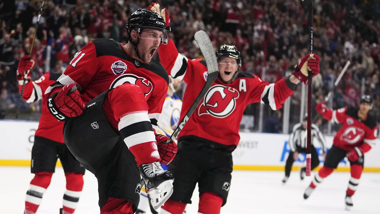 NHL season opener: Devils beat Sabres in Prague