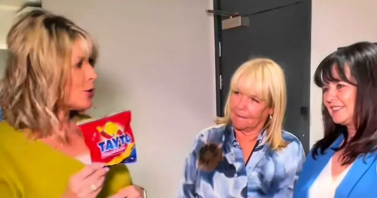 Watch: Ruth Langsford gifts 'ungrateful' costars with 'best crisps in the world'