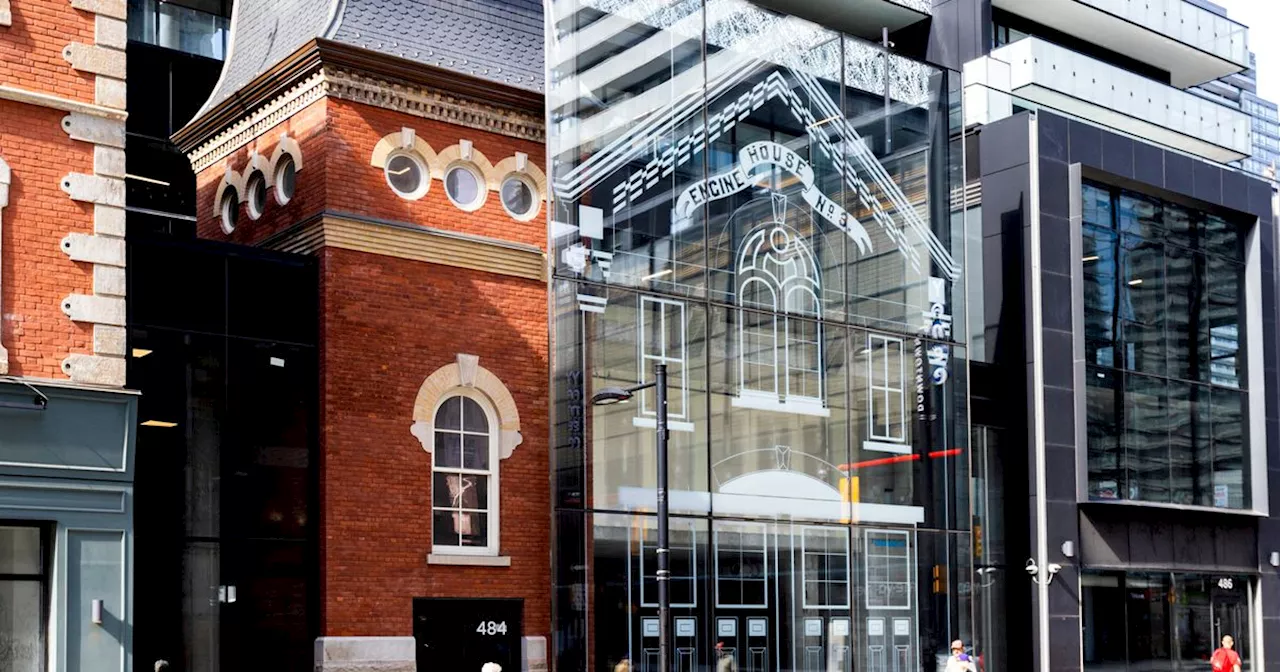 Toronto 'ghost building' at base of new tower has locals talking