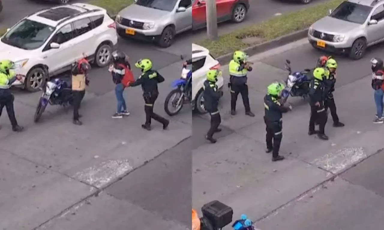 Captura en la Autopista Norte de Bogotá era un simulacro: ensayaban plan candado