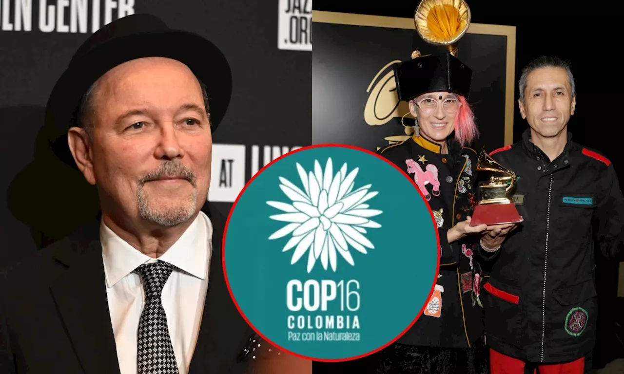 Rubén Blades y Aterciopelados, entre los artistas que estarán en el concierto de la COP16