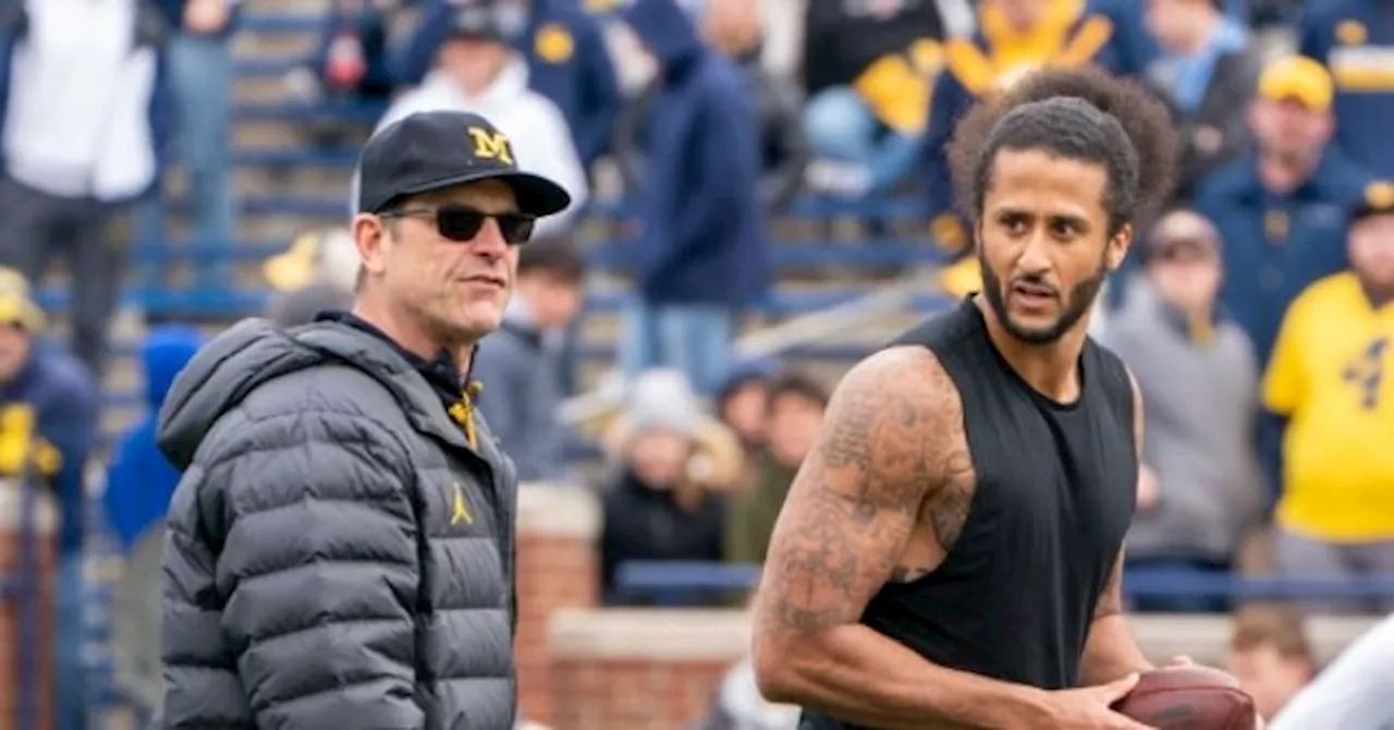 Colin Kaepernick Denies Jim Harbaugh Offered Him a Coaching Job