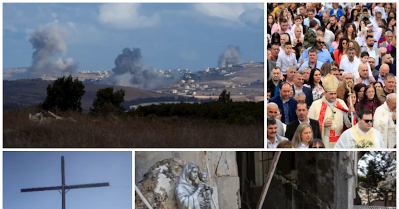 Lebanese Christians Flee Israeli Airstrikes on Their Villages Amidst War with Hezbollah