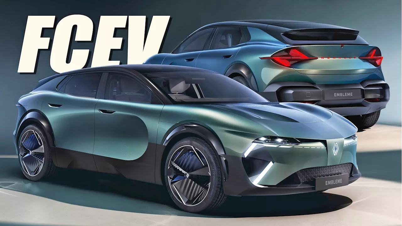 Renault Embleme Concept Is A Sleek FCEV Crossover With Ultra-Low Emissions