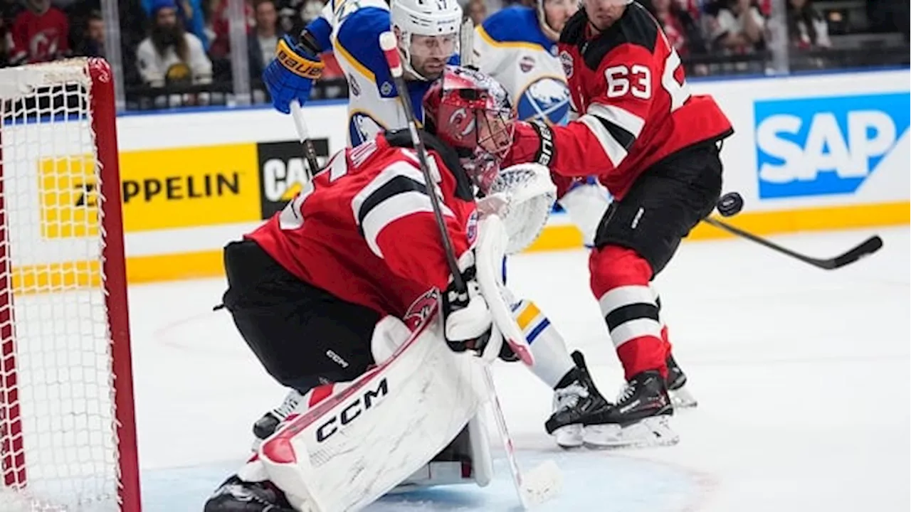 Markstrom opens NHL season thrilling Prague crowd with 30 saves in Devils debut vs. Sabres