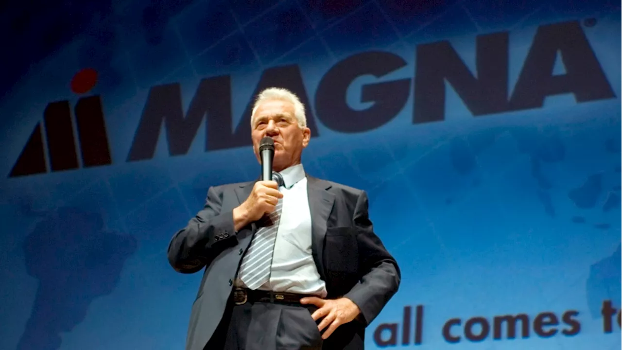 Magna International conducting ‘targeted review’ of records as more charges laid against founder Frank Stronach