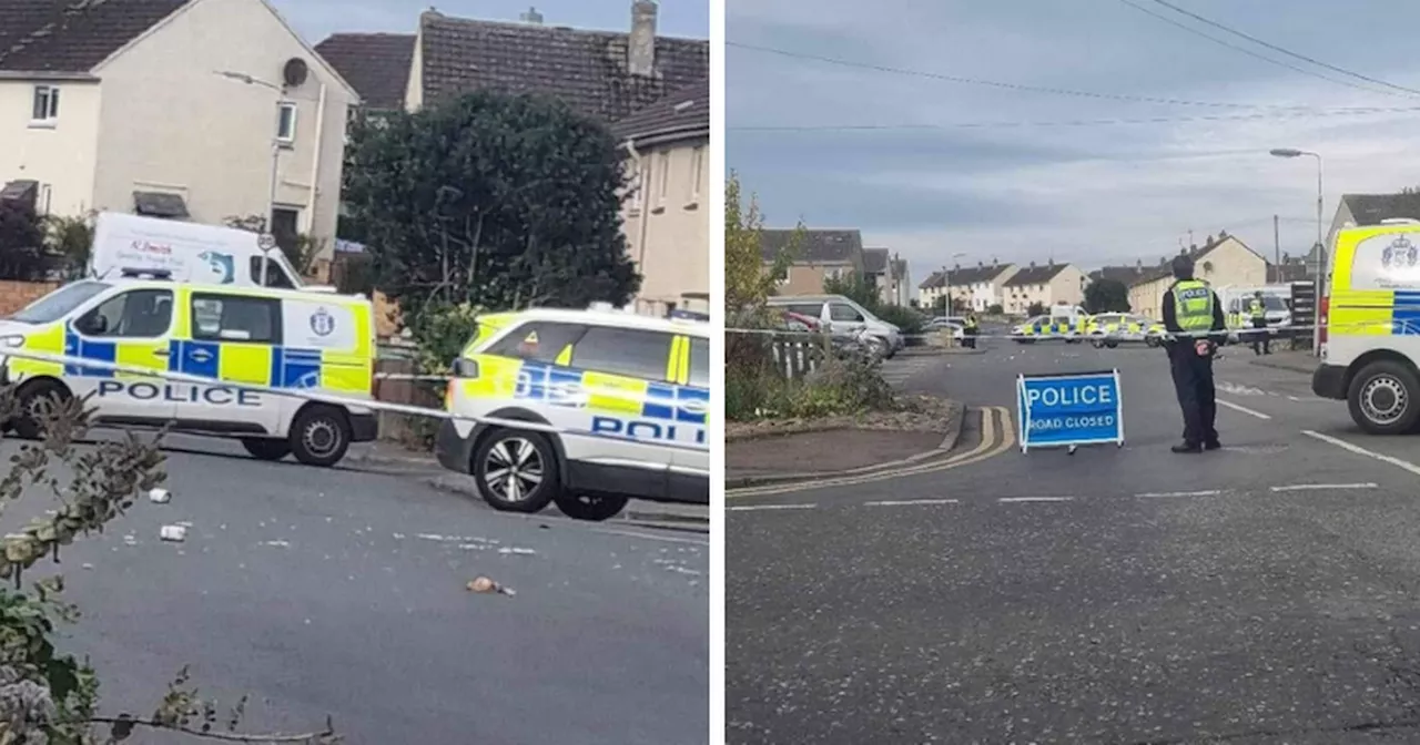 Scots street locked down as cops deal with 'ongoing disturbance'