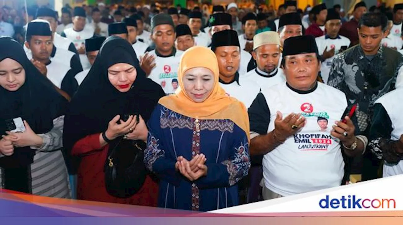 Khofifah Hadiri Launching Lagu Ngireng Haji Her Mile Khofifah di Bangkalan