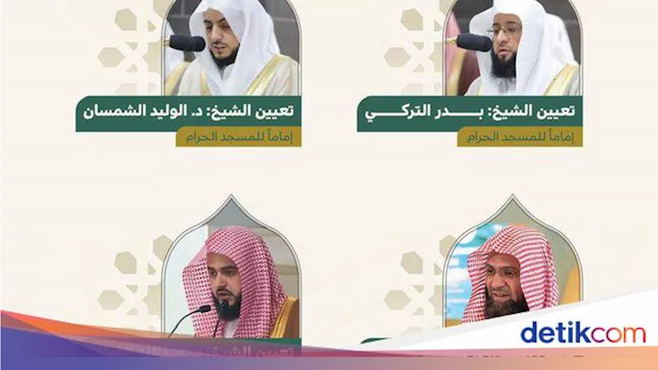 Raja Salman Angkat 4 Imam Baru untuk Masjidil Haram dan Nabawi