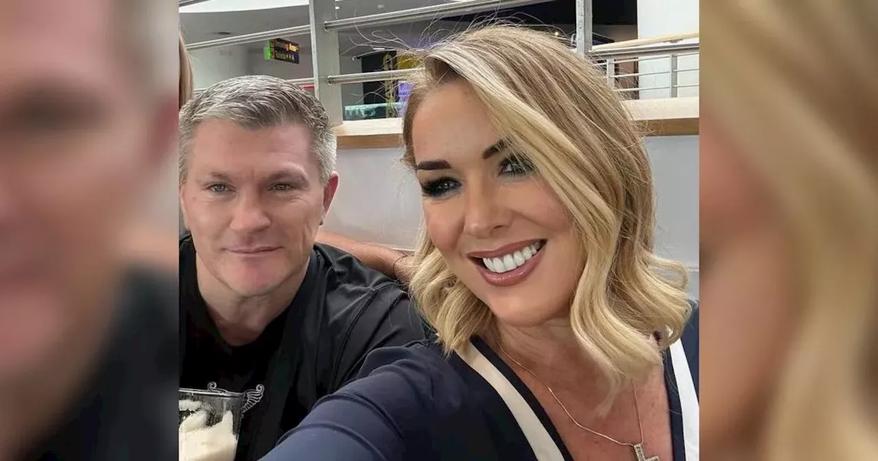 Claire Sweeney ditches the UK with 'her man' Ricky Hatton