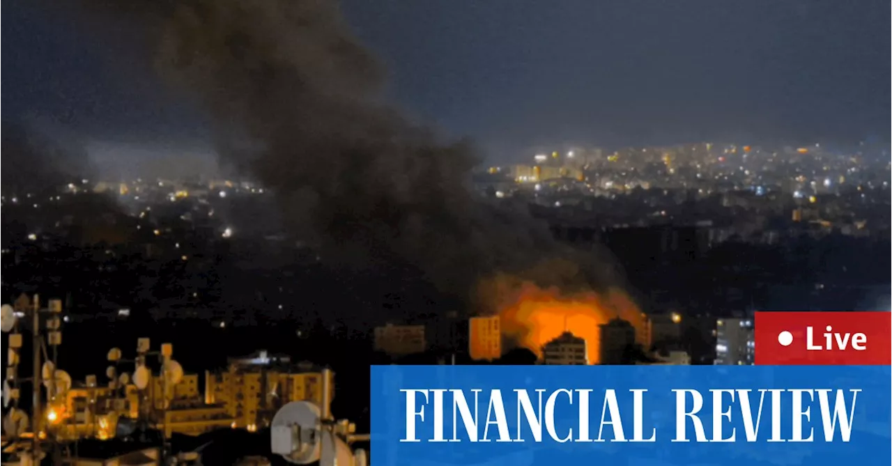 Live updates: Beirut bombarded with airstrikes as Hamas commander killed