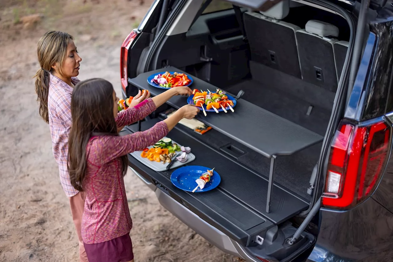 Ford’s largest SUV, the Expedition, gets a new interior and a cargo area designed for tailgating