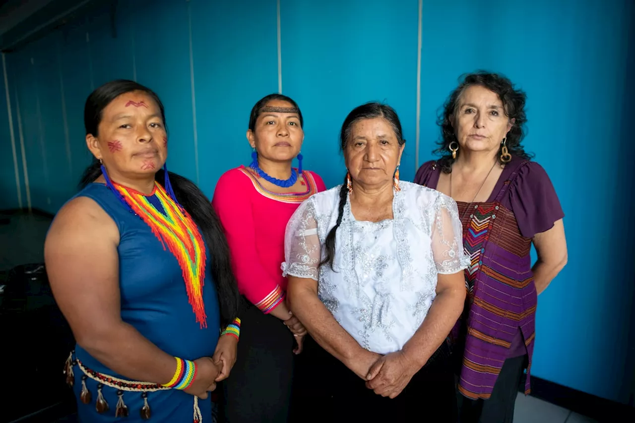 Indigenous women from Ecuador urge Ottawa to halt free-trade agreement, raise objections over mining