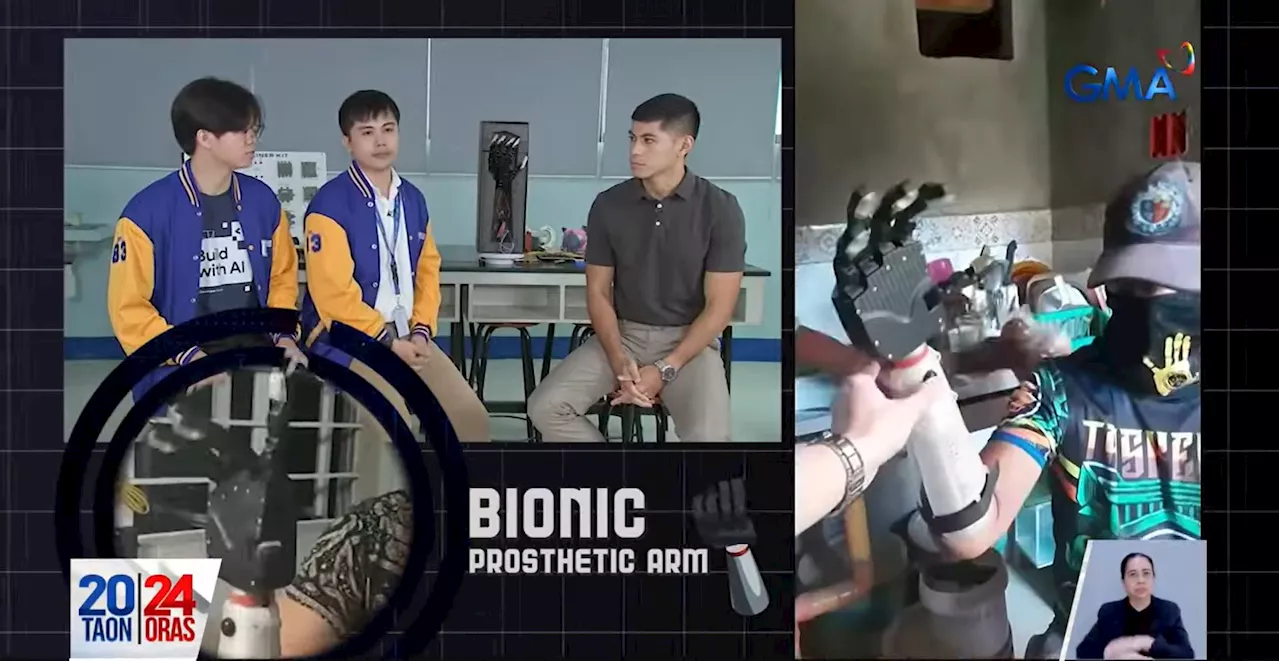 2 computer engineering students develop bionic prosthetic arm 