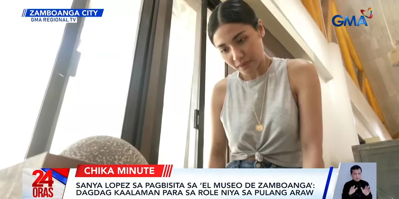 Sanya Lopez visits El Museo de Zamboanga, learns more about World War II