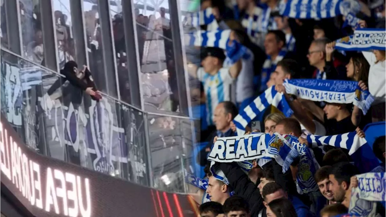 La violencia de los ultras del Anderlecht detiene el partido Real Sociedad-RSC Anderlecht