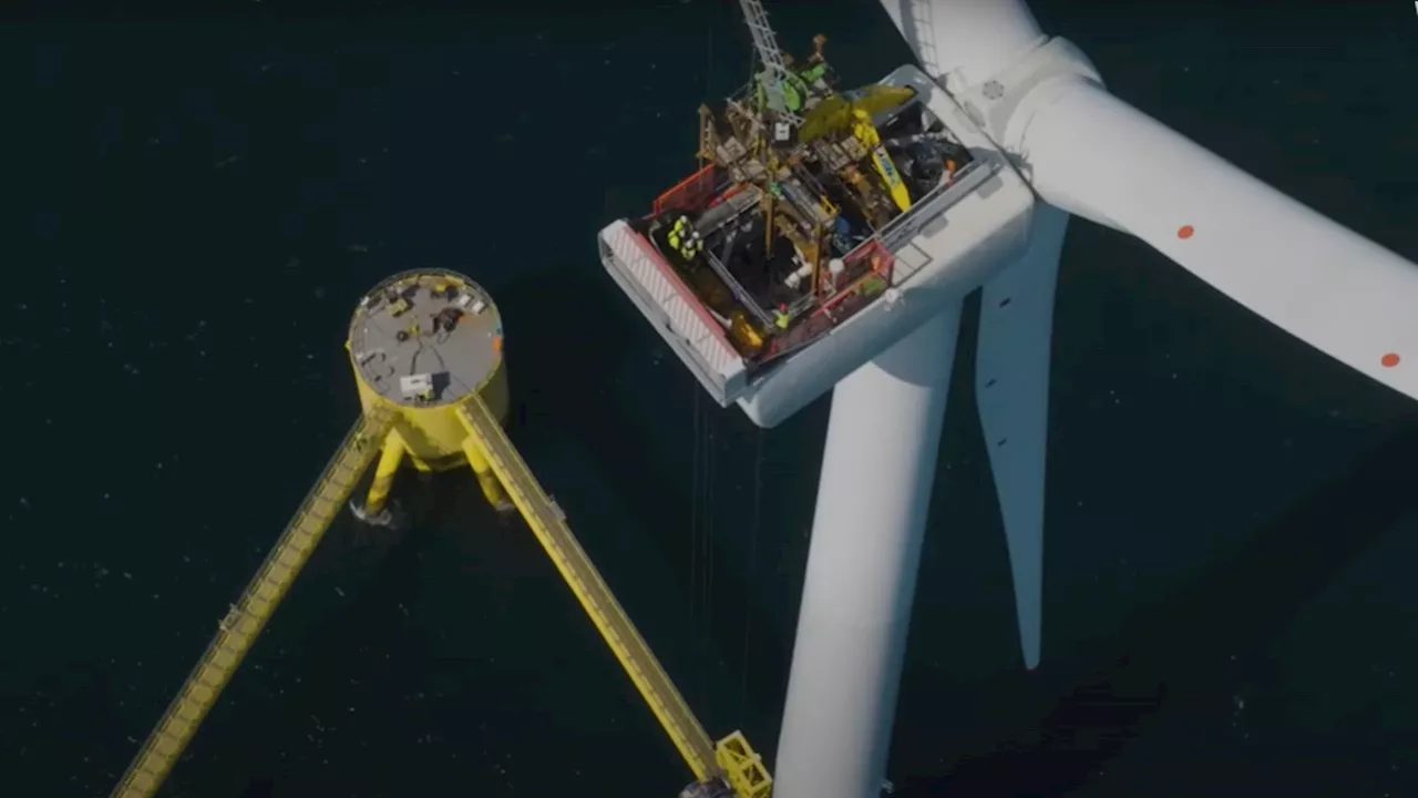 World’s 1st on-site major component exchange performed on floating wind turbine