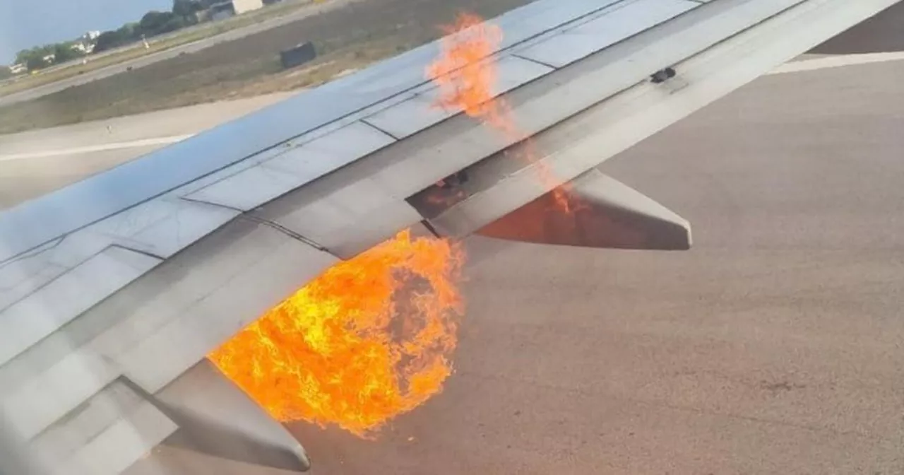 Ryanair plane evacuated after engine fire at Brindisi Airport