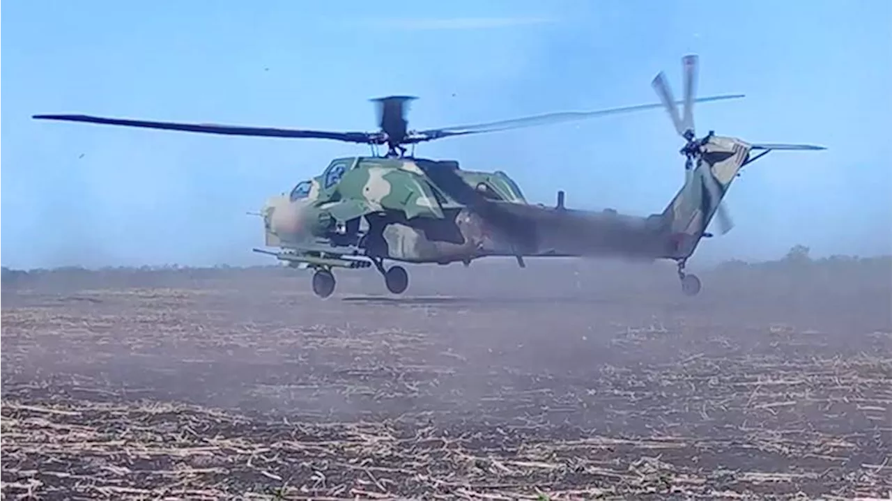 Экипаж вертолета Ми-28НМ нанес удар по живой силе и технике ВСУ в курском приграничье