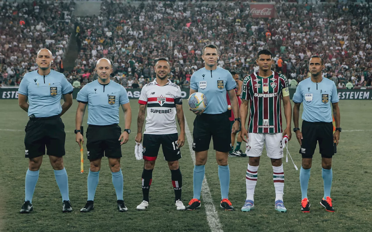 STJD suspende árbitro por polêmica em partida entre Fluminense e São Paulo