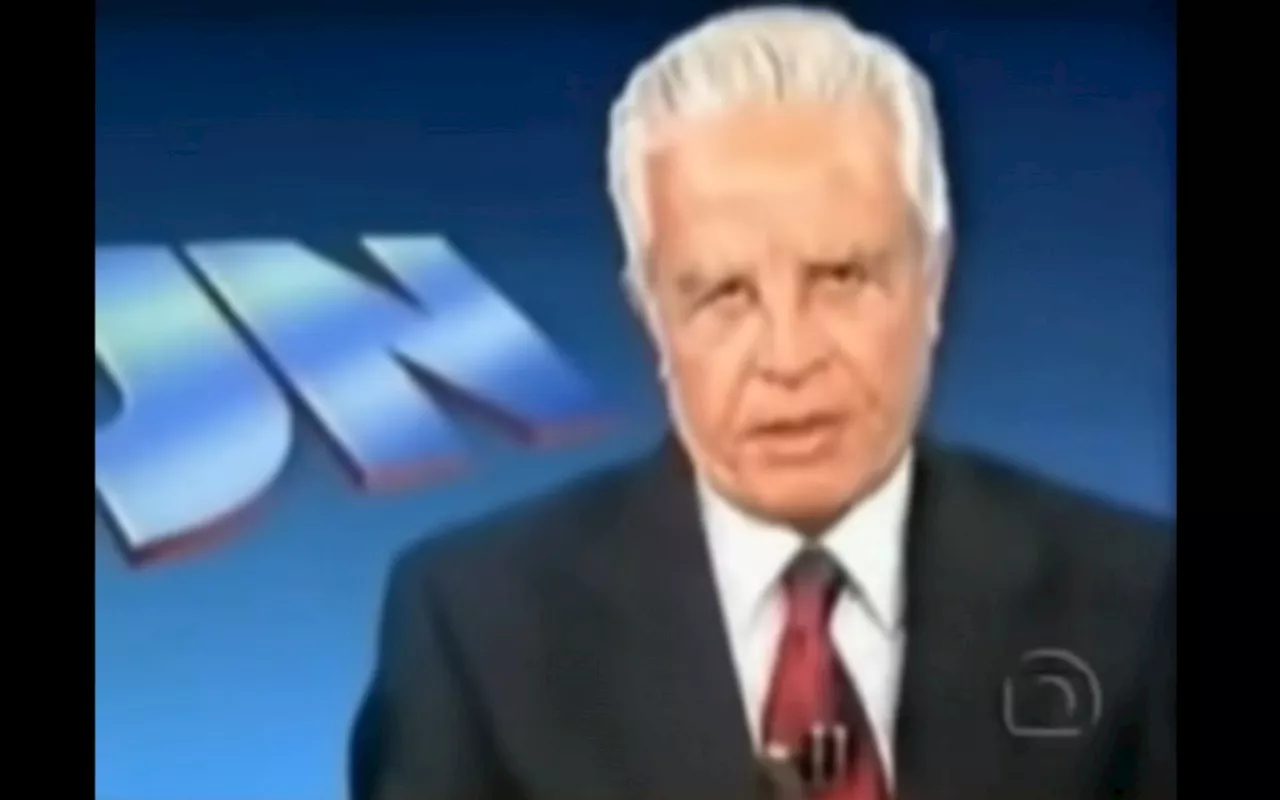 Vídeo! Cid Moreira teve que ler direito de resposta com críticas de Brizola à Globo em 1994