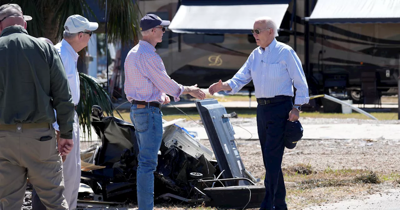 President Biden Visits Hurricane-Ravaged Florida and Georgia