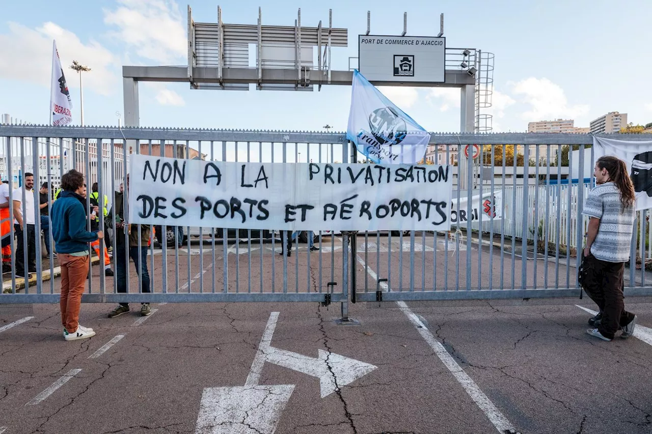 Corse : les ports et aéroports toujours très perturbés ce vendredi