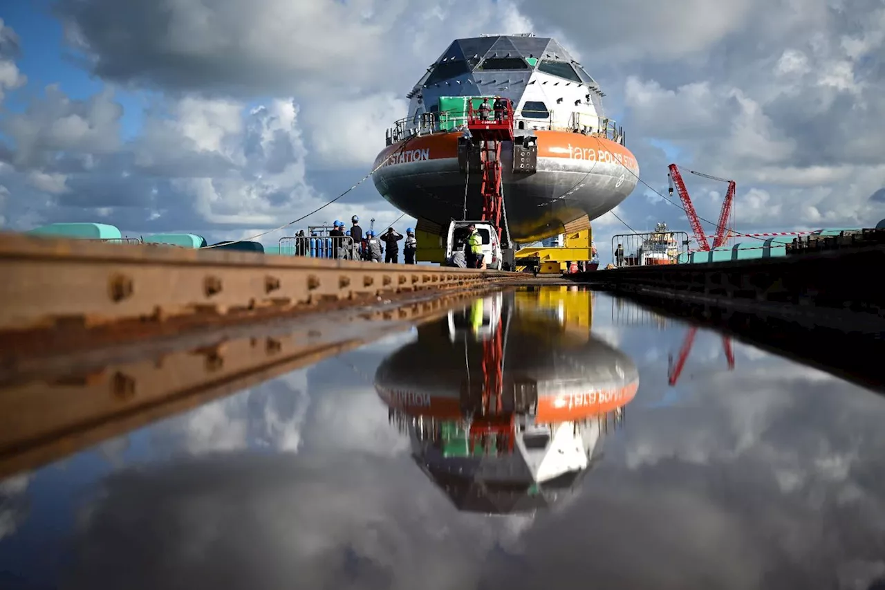 La station polaire Tara mise à l'eau avec succès, première mission en 2026