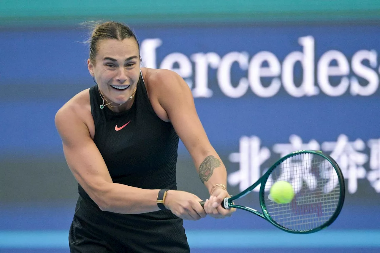 WTA 1000 de Pékin: première défaite en 16 matches pour Sabalenka, battue en quarts par Muchova