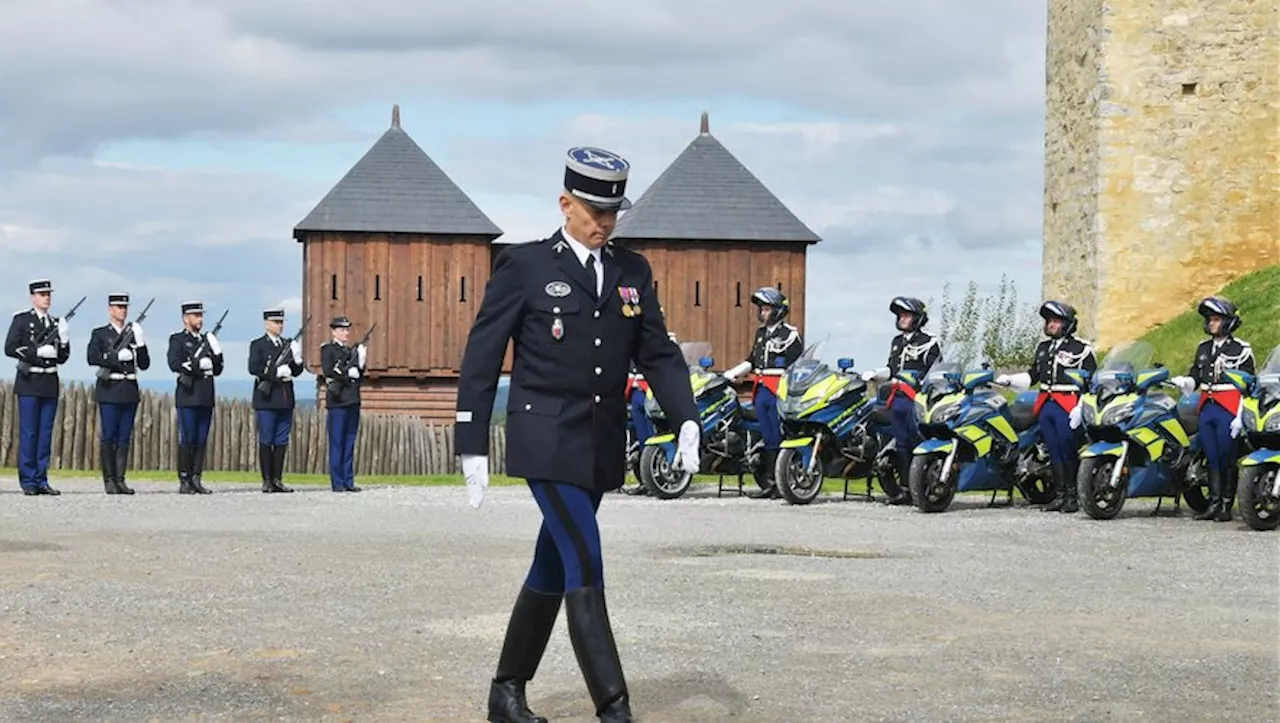 Le capitaine Alexandre Brazille, nouveau patron des gendarmes motards des Hautes-Pyrénées