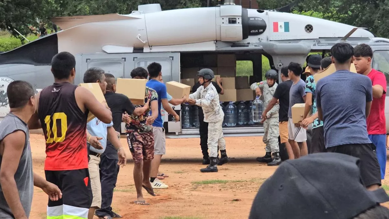 Depresión Tropical Once-E: Marina y Guardia Nacional activan plan para brindar apoyo en Oaxaca