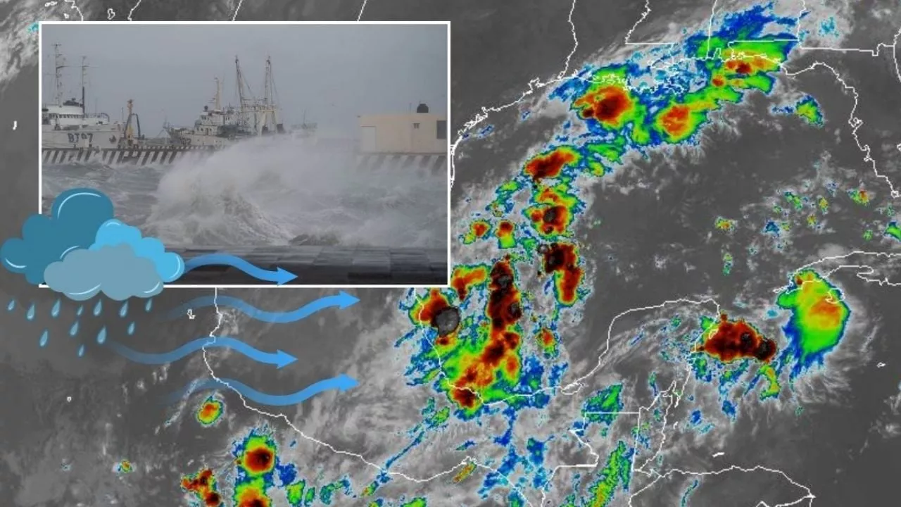 Norte y lluvias en Veracruz: se degrada depresión tropical pero se formaría nuevo disturbio