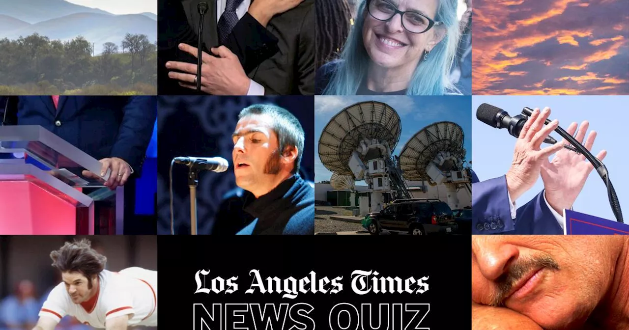 Los Angeles Times News Quiz this week: The VP debate, Kris Kristofferson's star turn