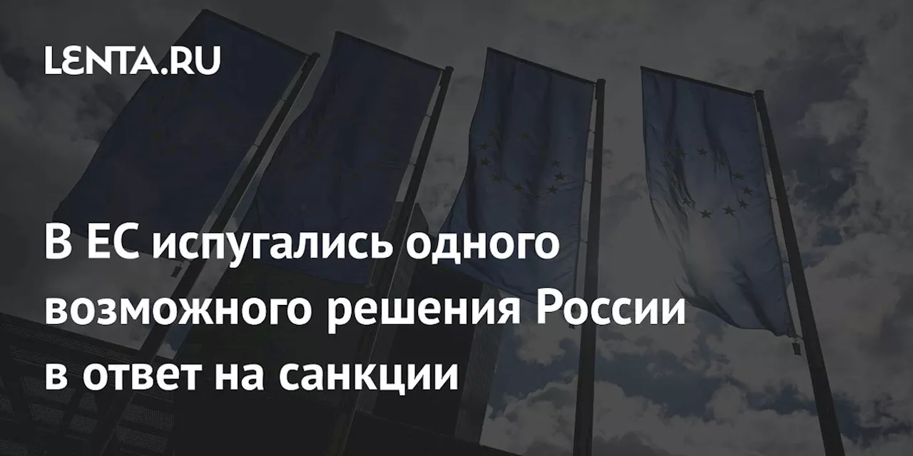 В ЕС испугались одного возможного решения России в ответ на санкции