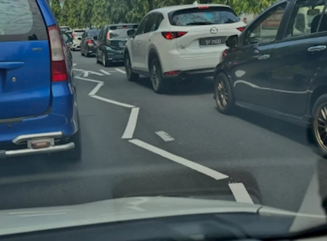 What’s up with the zigzag lines? Shah Alam’s new road design sparks curiosity among motorists