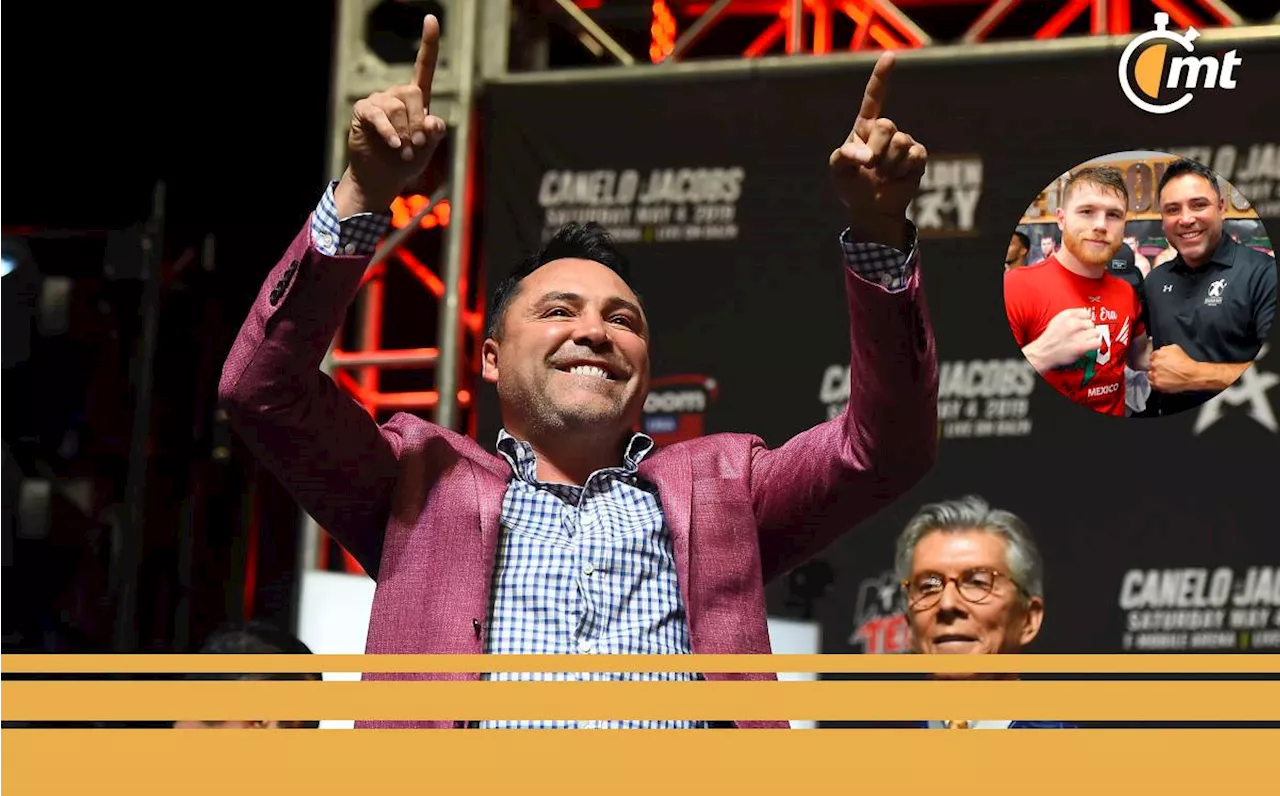 Óscar de la Hoya se atribuye la carrera del Canelo Álvarez: 'Lo construí desde cero'