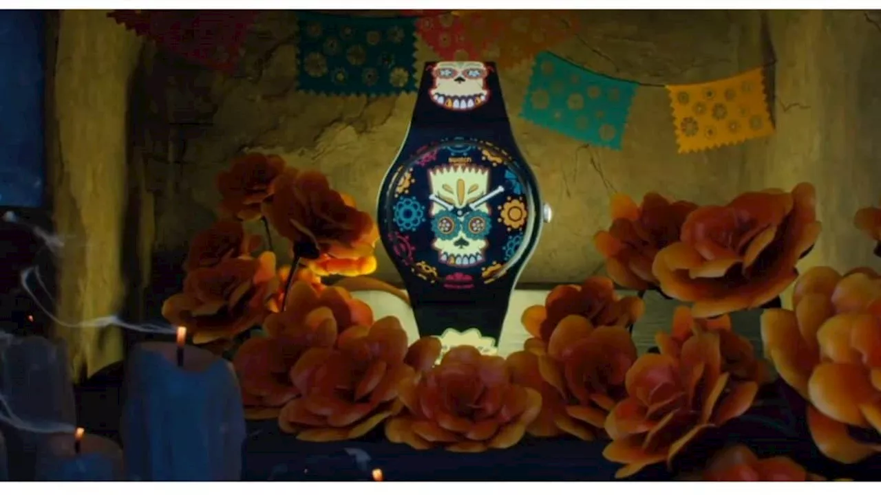 Swatch celebre el Día de Muertos 2024 con Los Simpsons: ¡Te encantará!