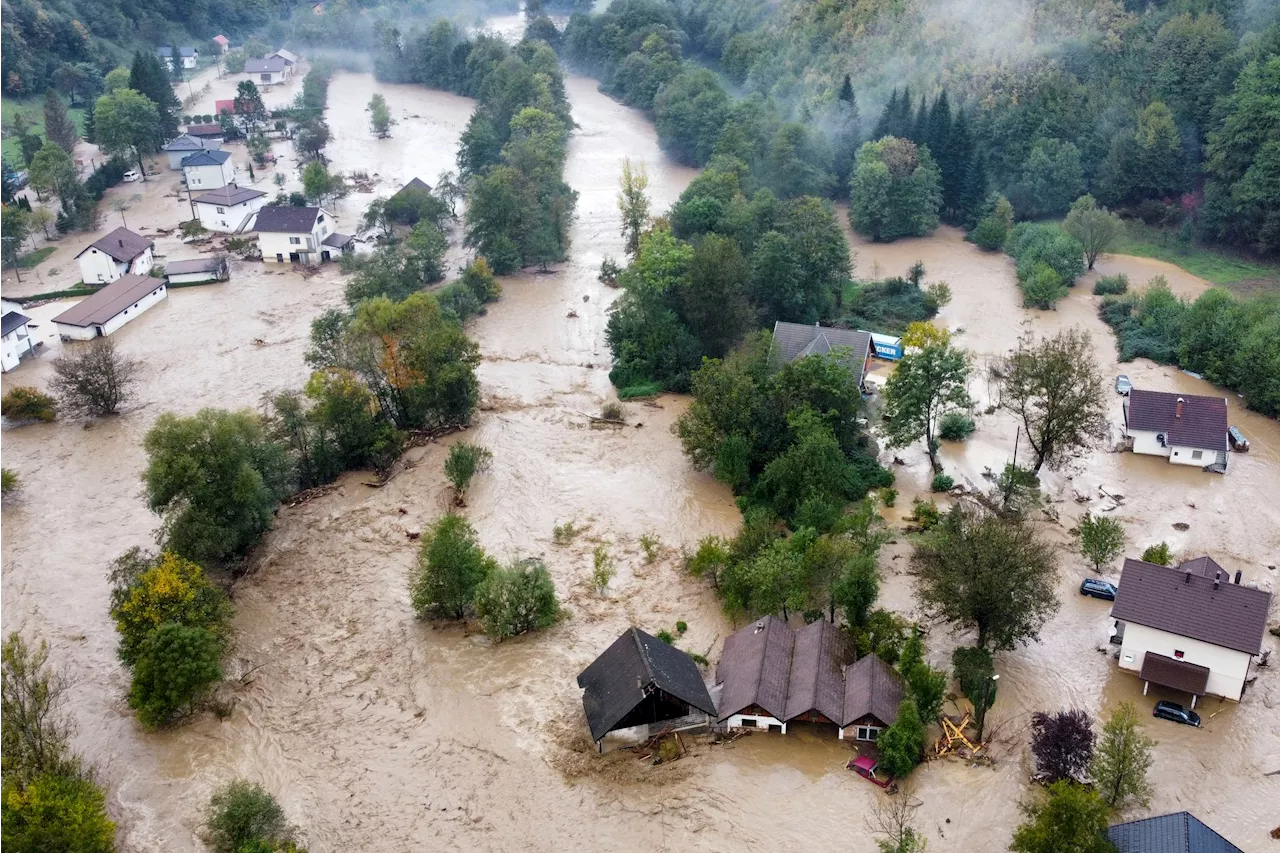 Erdrutsche und Hochwasser in Bosnien-Herzegowina