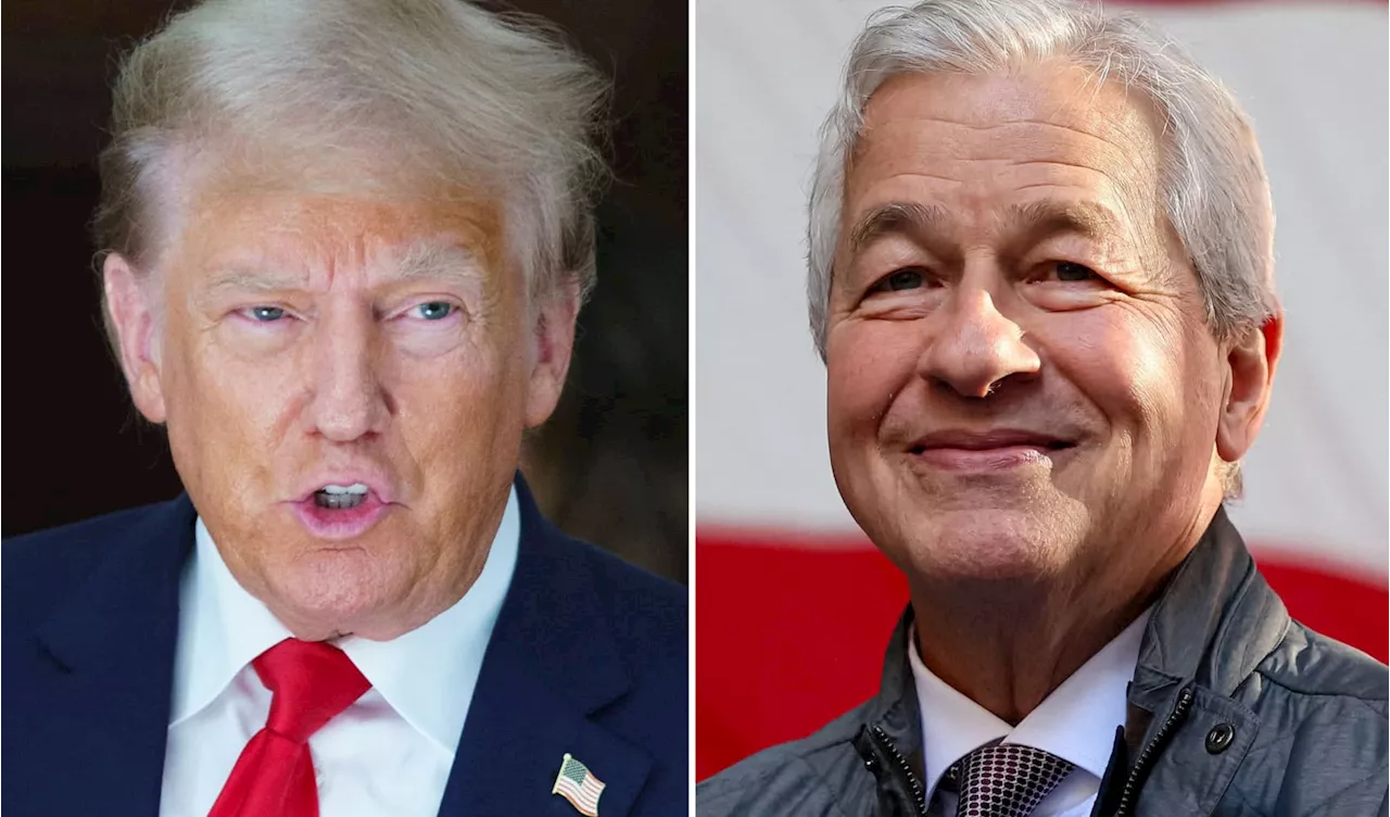 Jamie Dimon denies Trump's claim that JPMorgan CEO has endorsed him