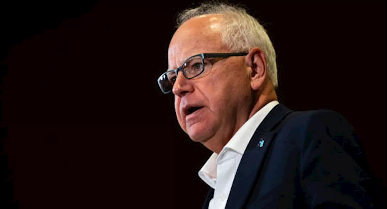 Democratic vice presidential candidate Tim Walz to stop in San Diego on fundraising tour