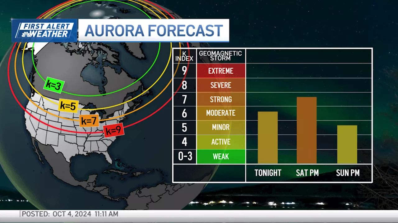 Best chances to see the northern lights across New England this weekend