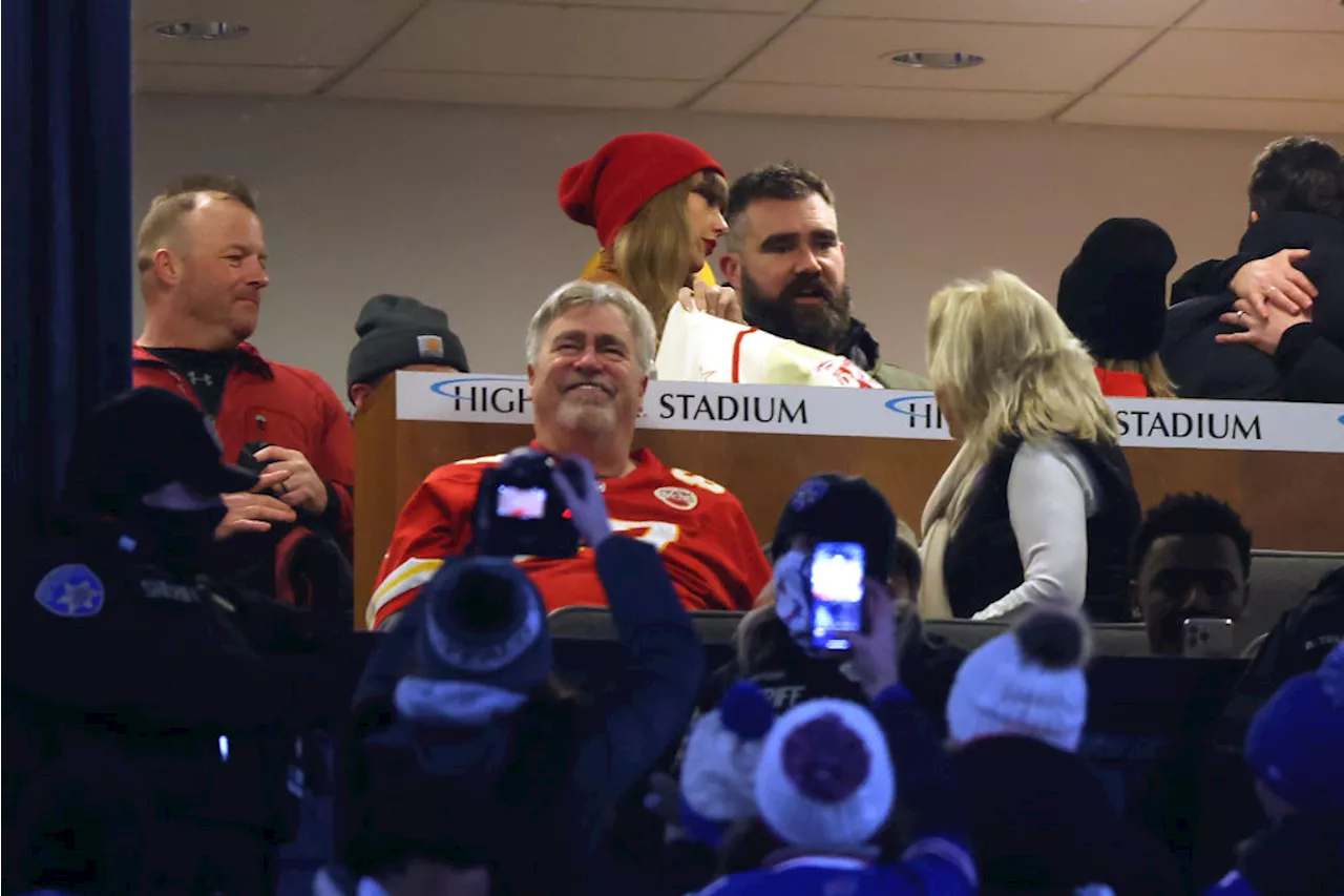 Taylor Swift, Kylie and Jason Kelce unite to support Travis Kelce