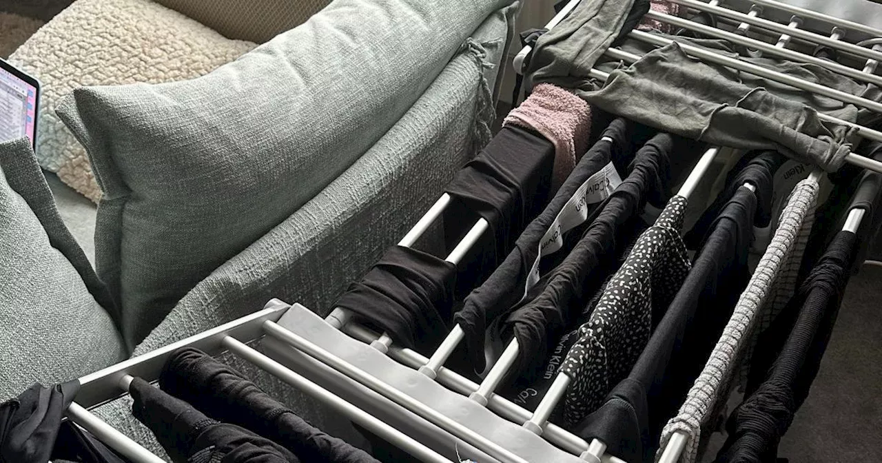 '£44 electric clothes rack is cutting my energy bills– it costs pennies to run'