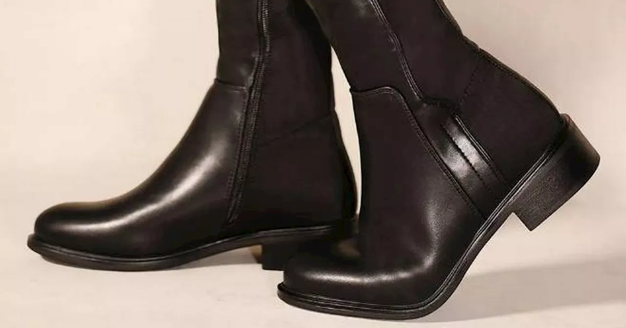 'Comfy' Debenhams knee-high boots 'great for thicker thighs' have £108 off