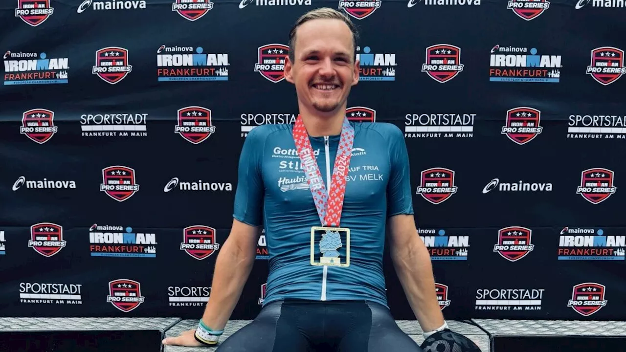 HSV Melk: Josef Huber bei Triathlon-EM in Frankfurt