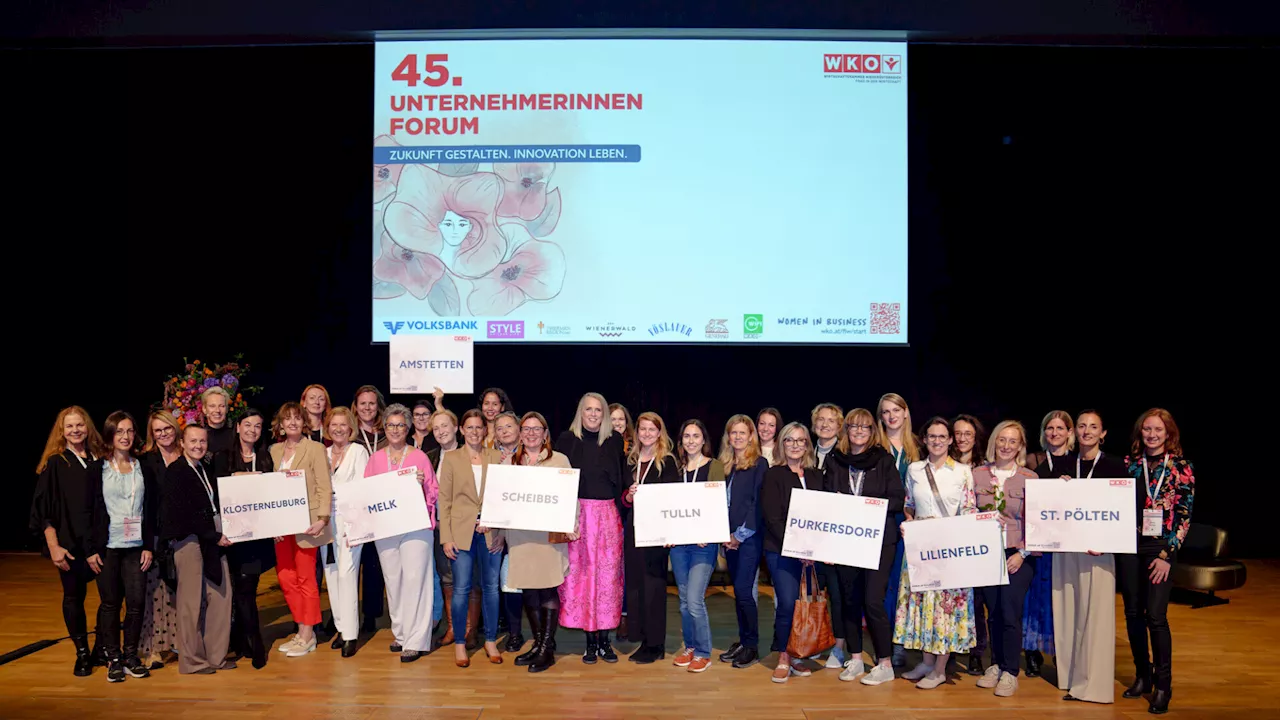 Scheibbser Frauen beim Unternehmerinnenforum in Perchtoldsdorf