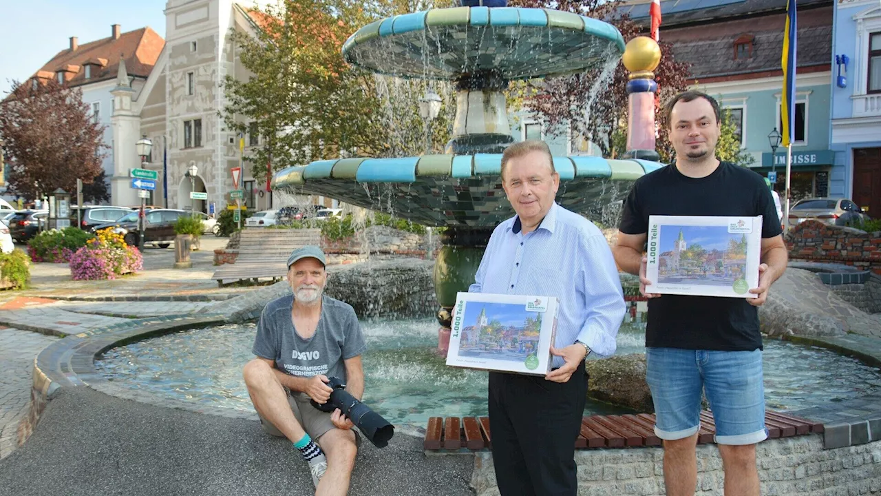 Zwettler Hundertwasserbrunnen in 1.000 Teilen