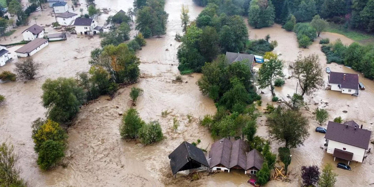 Erdrutsche und Hochwasser in Bosnien-Herzegowina: 14 Tote