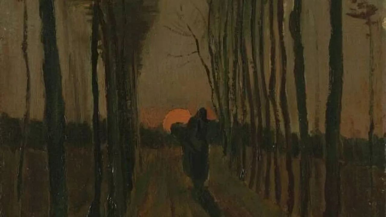 Eindelijk bekend waar Van Gogh 'Populierenlaan bij zonsondergang' maakte